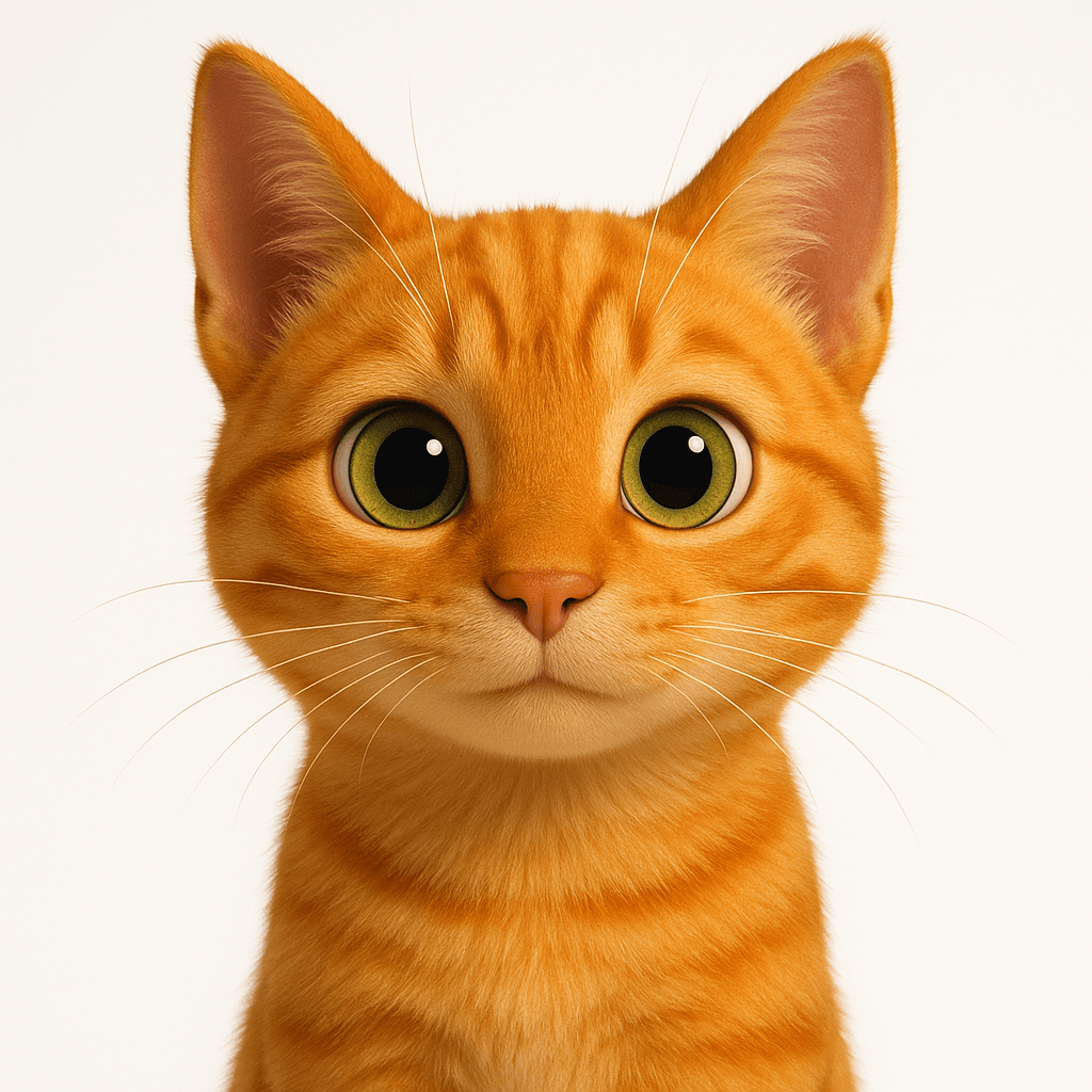 Cat AI puppet character