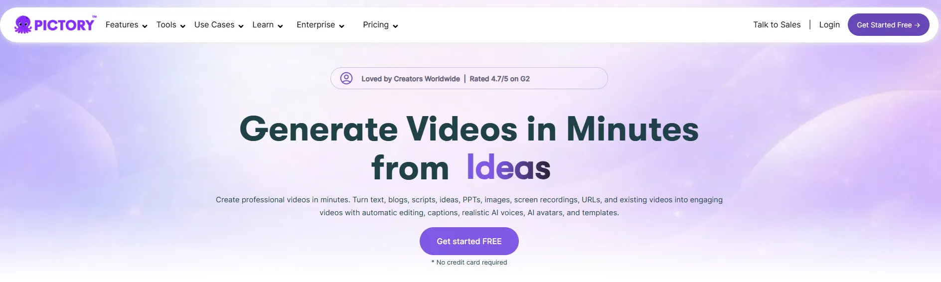 pictory ai video maker