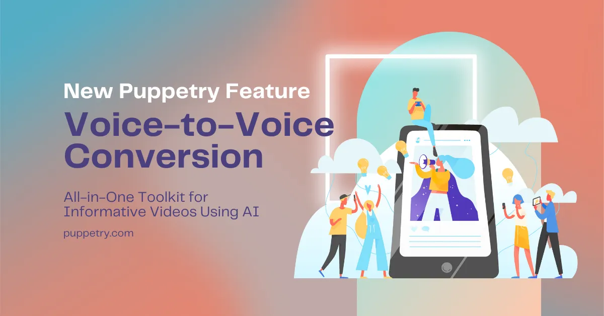 New Feature: Voice-to-Voice Conversion