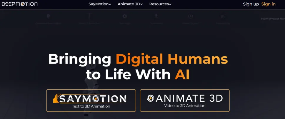DeepMotion ai
