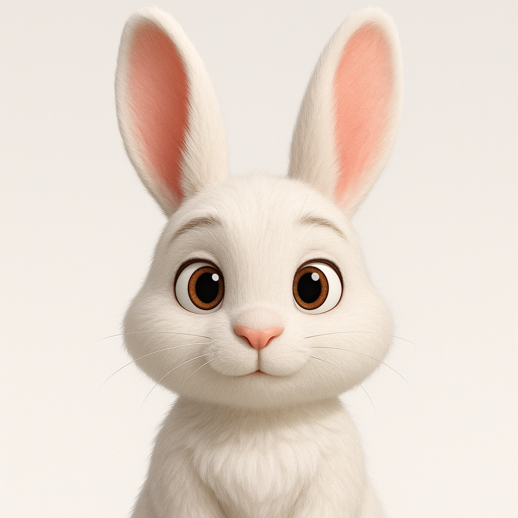 Bunny AI puppet character
