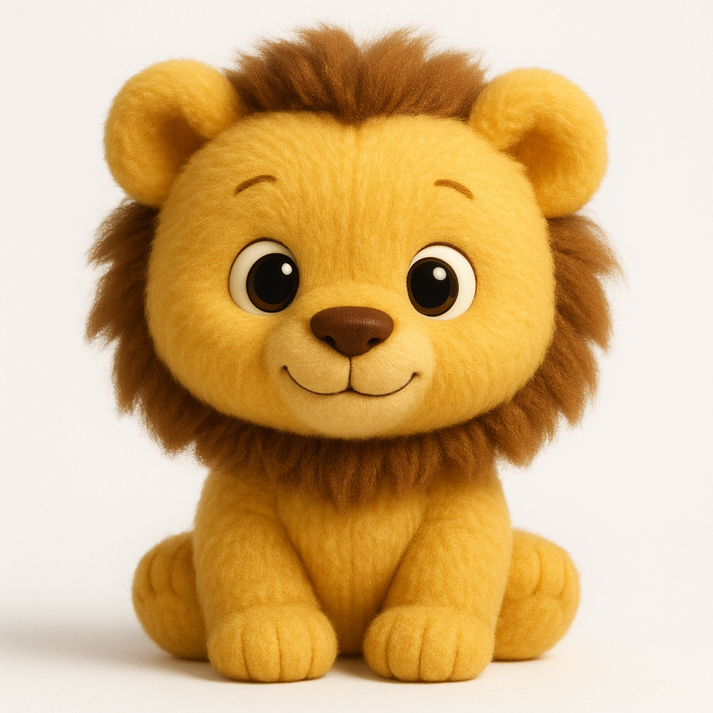 Lion AI puppet character