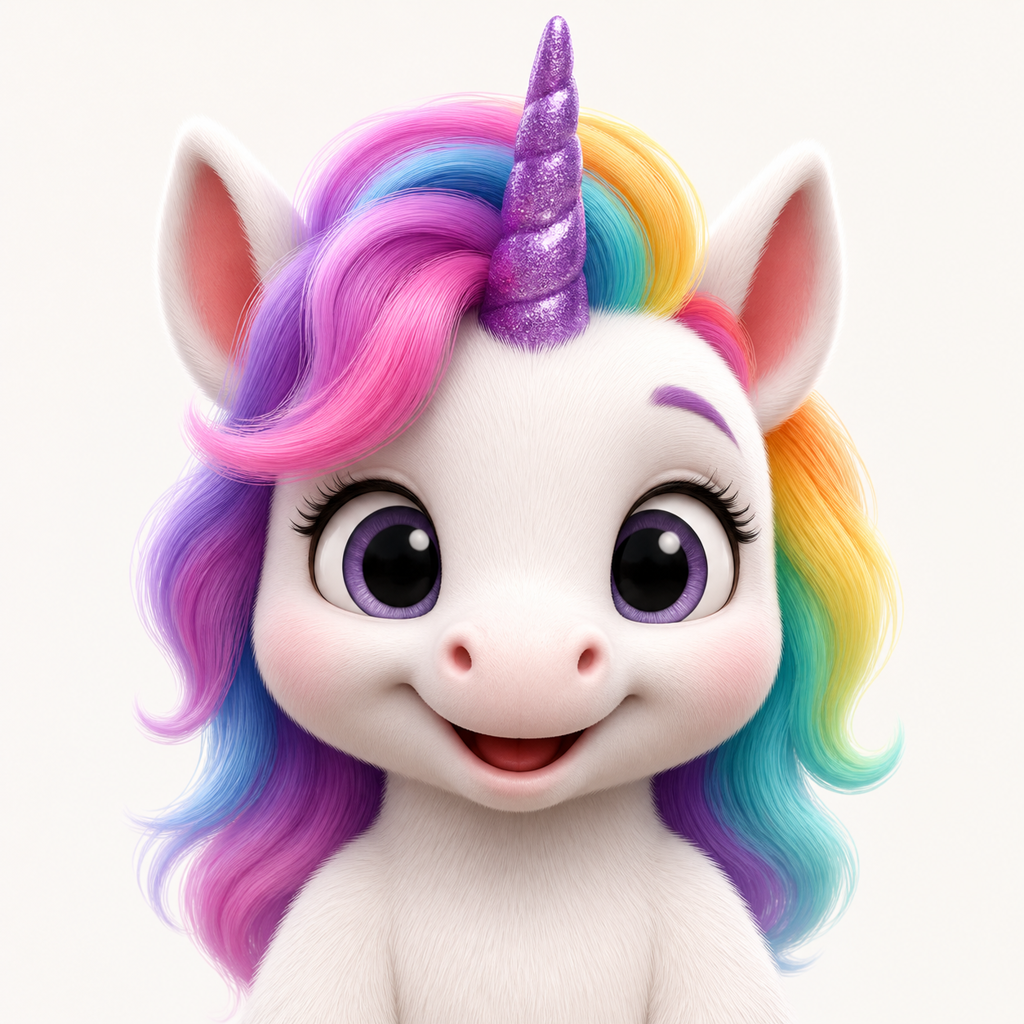 Unicorn puppet character